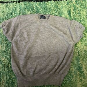 Burberry Vintage Fit Grey Wool Women's Sweater